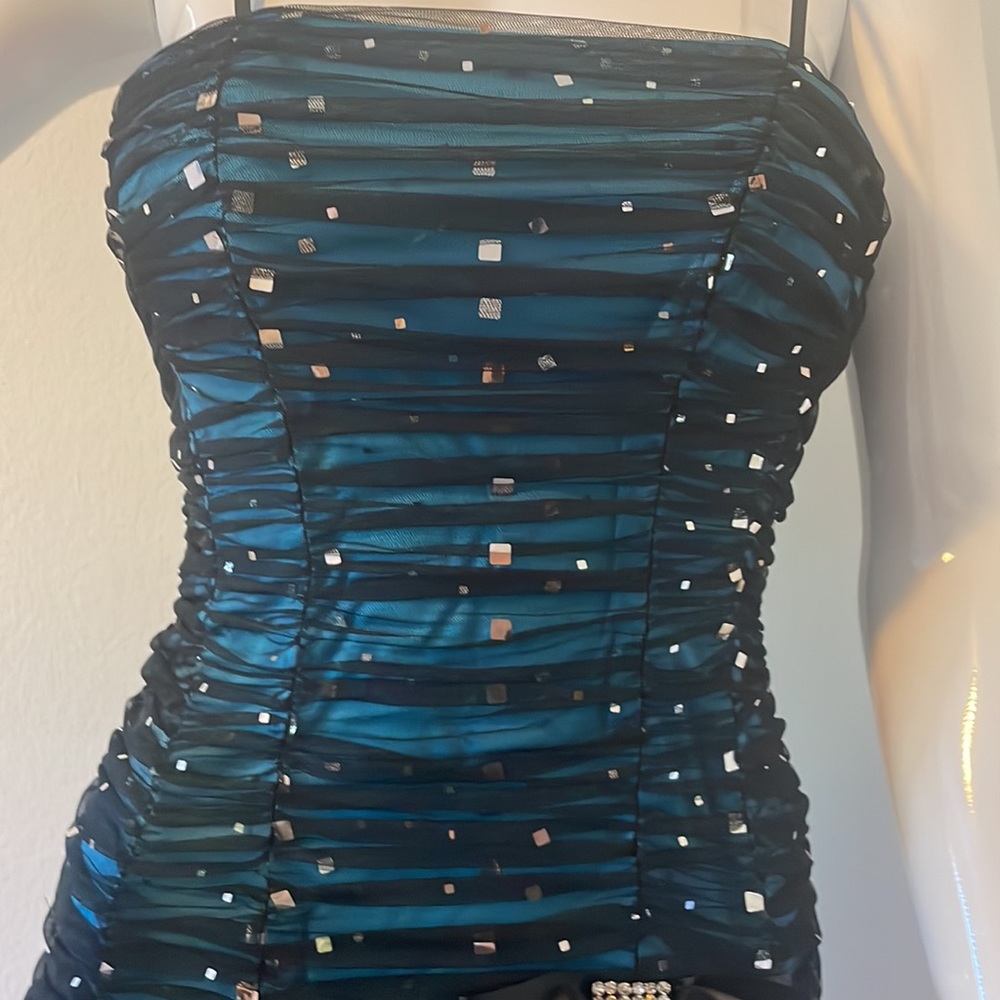 Sparkly & Ruffle Party Dress - Picture 3 of 9